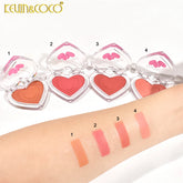Kevin & coco 4-COLOR Heart Shape Box Airy Mousse Blush